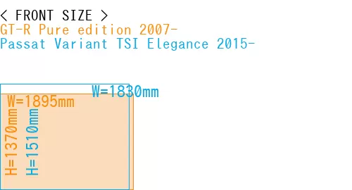 #GT-R Pure edition 2007- + Passat Variant TSI Elegance 2015-